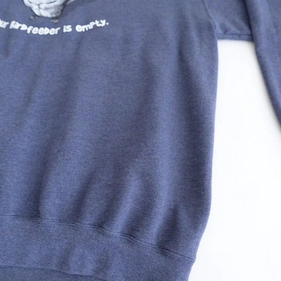 Port & Company Chipmunk Comedy FGrey Crew Neck Cotton Sweater XL - Picture 6 of 11